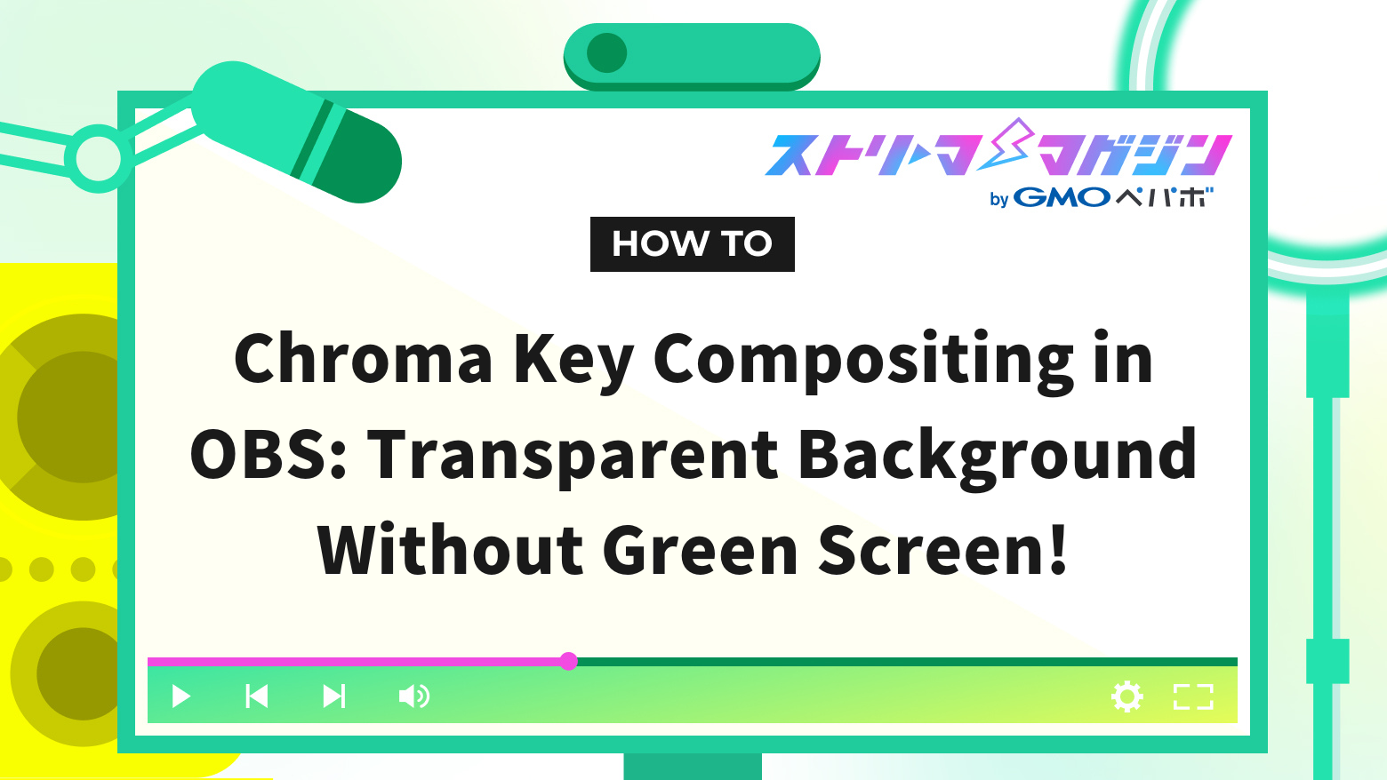 Chroma Key Compositing in OBS: Transparent Background Without Green ...