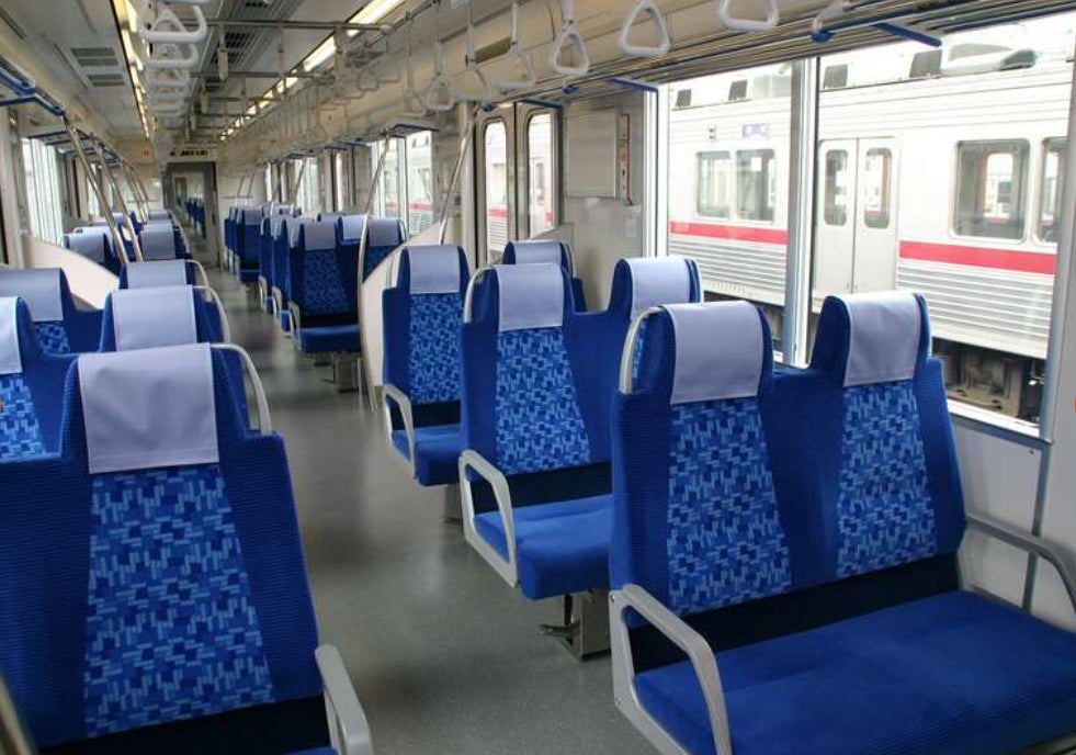Interior of the Tobu Railway TJ Liner