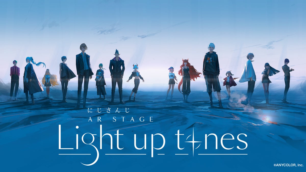 Key visual of Nijisanji AR STAGE LIGHT UP TONES