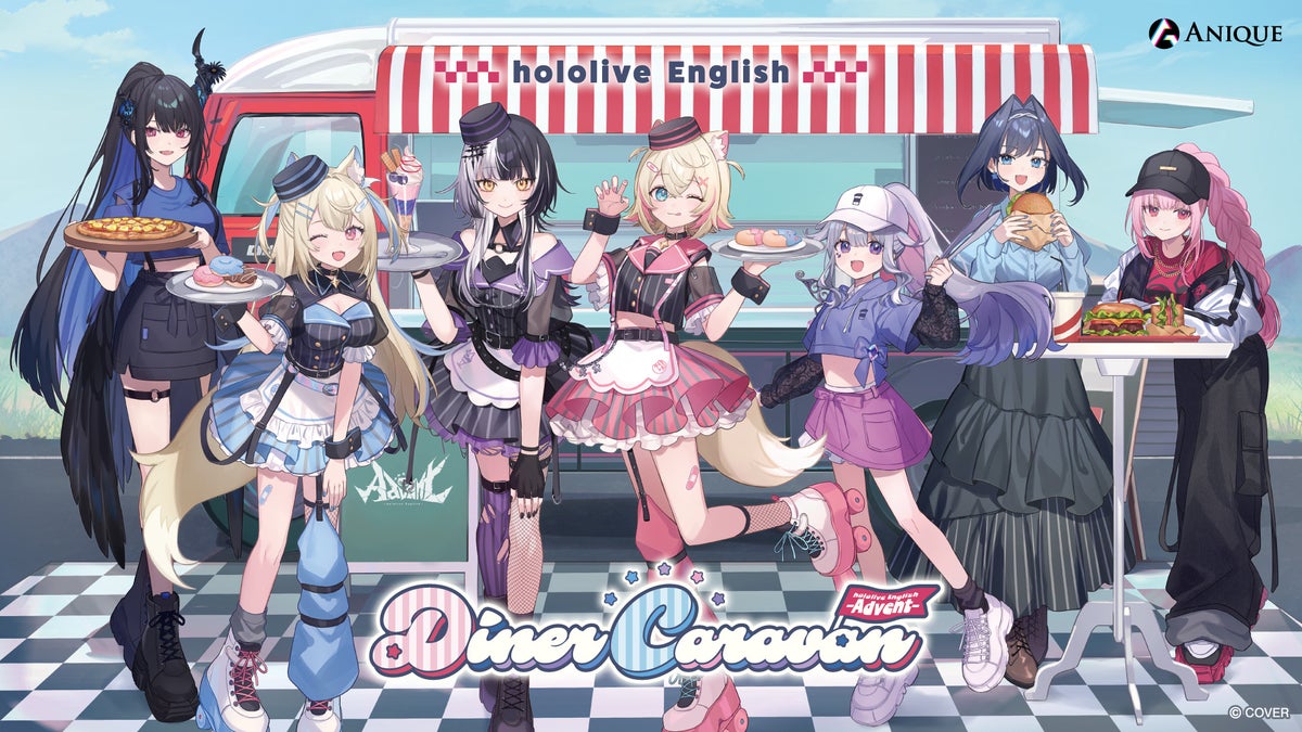 hololive English Diner Caravan key visual