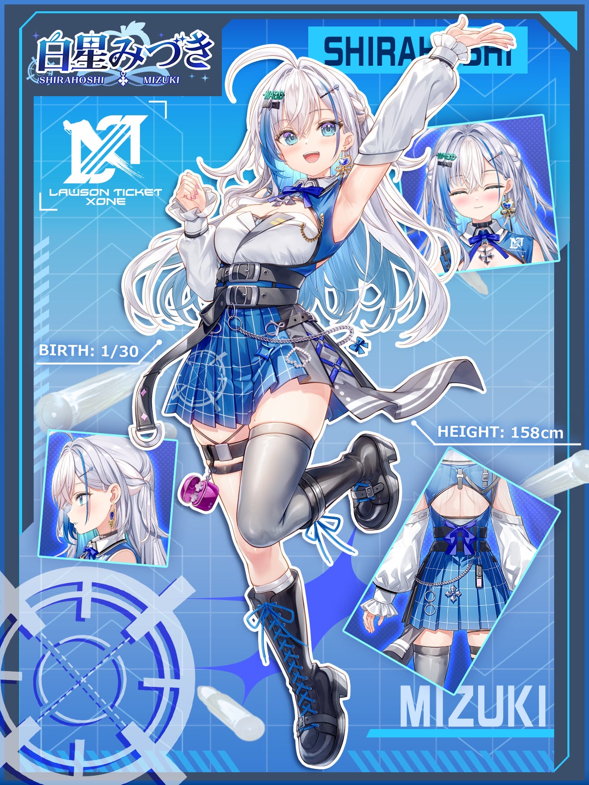 Character settings document for Shirahoshi Mizuki