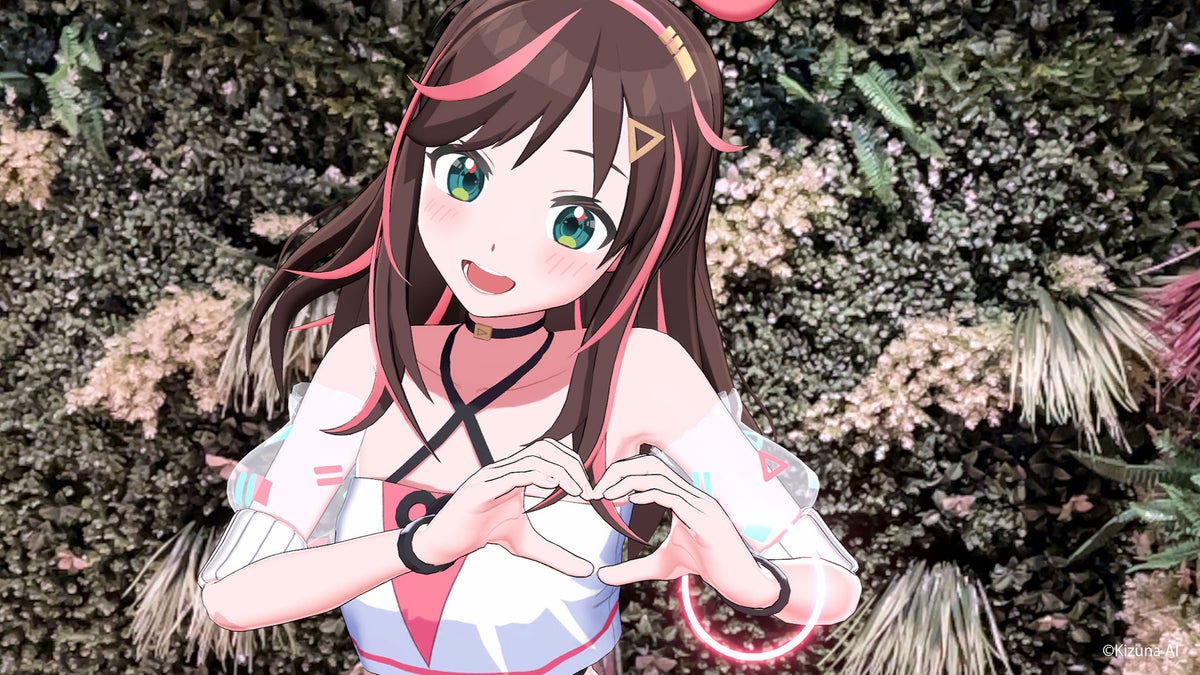 The KAMATTE AI costume Kizuna AI digital figure