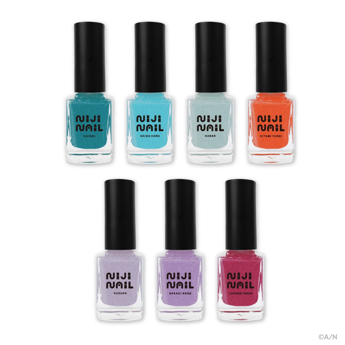 Niji Nail Shiny nail polish, all 7 types
