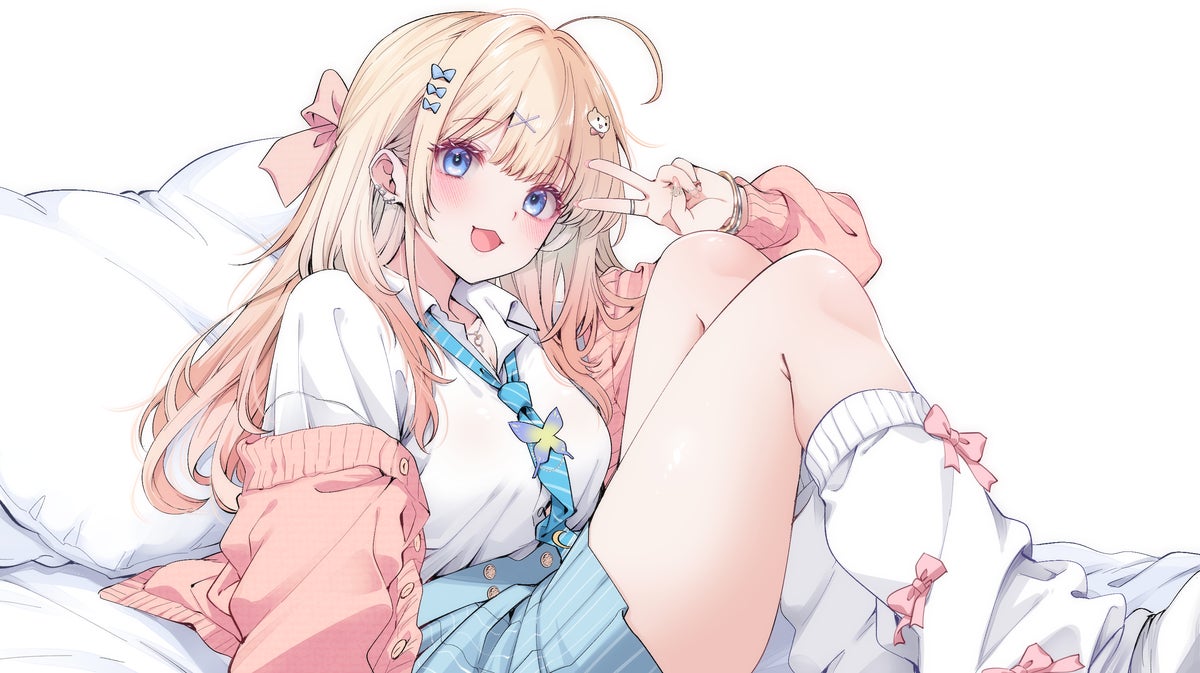 Character visual of idol VTuber Otohana Yuuri