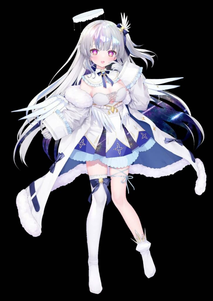 Character visuals of the VTubers appearing in the program