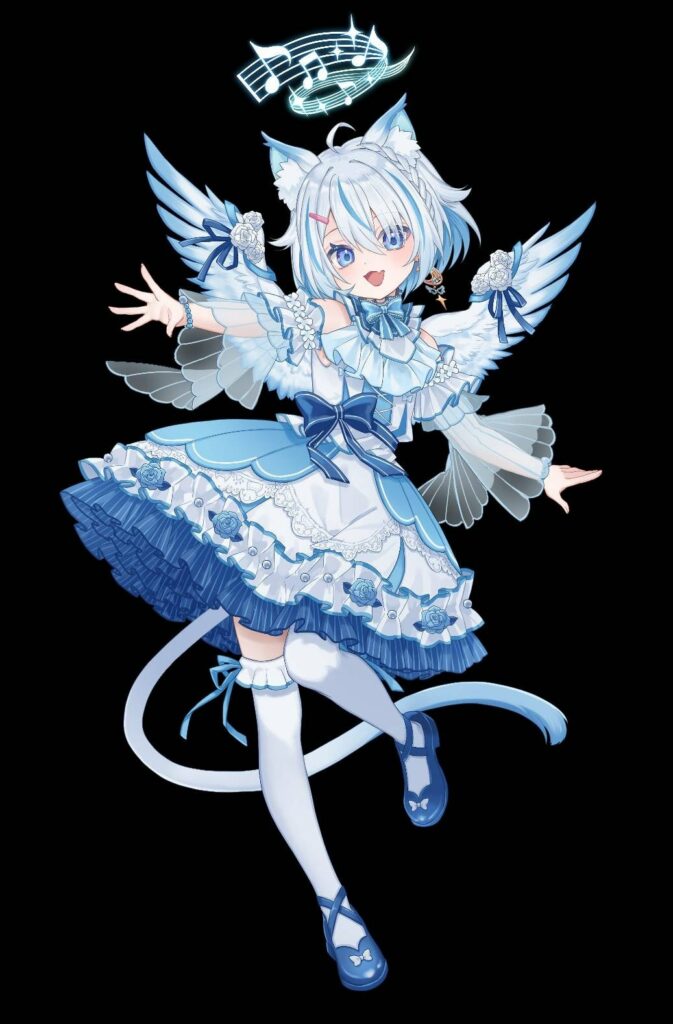 Character visuals of the VTubers appearing in the program