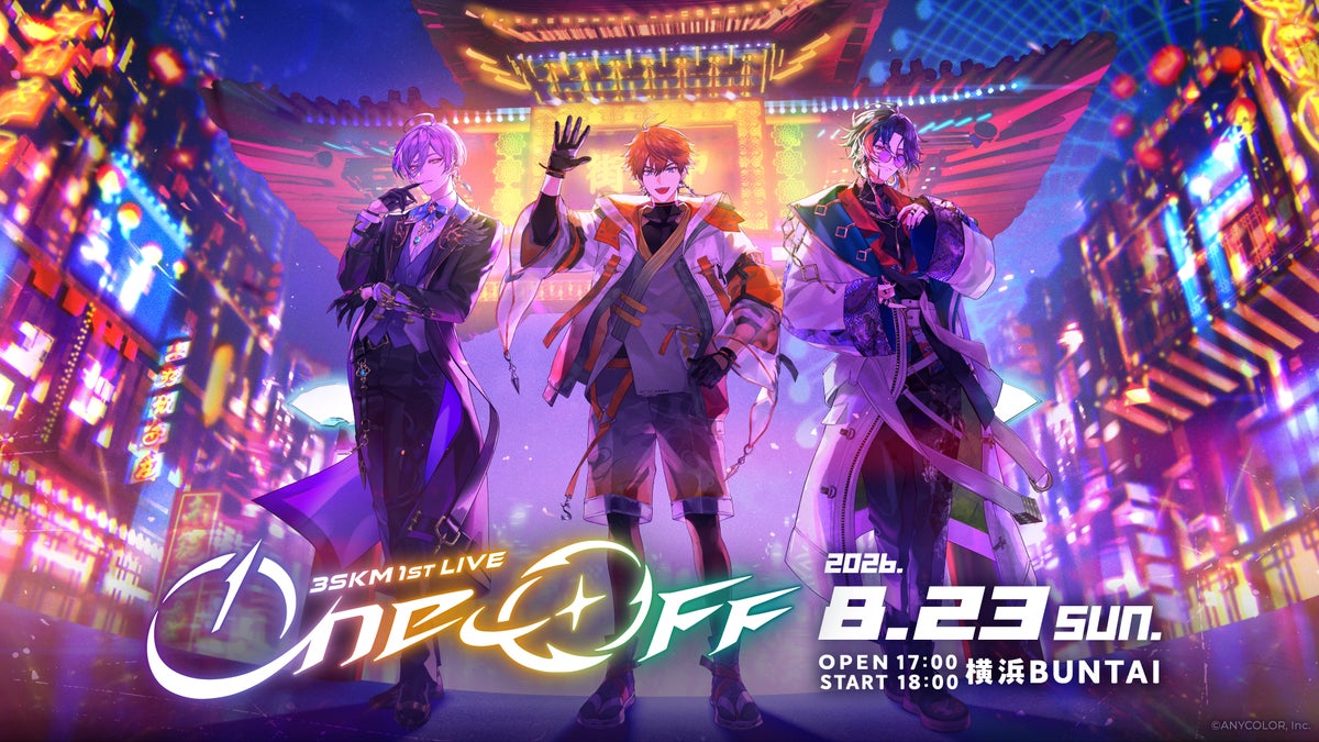 3SKM 1st LIVE One-Off Key Visual