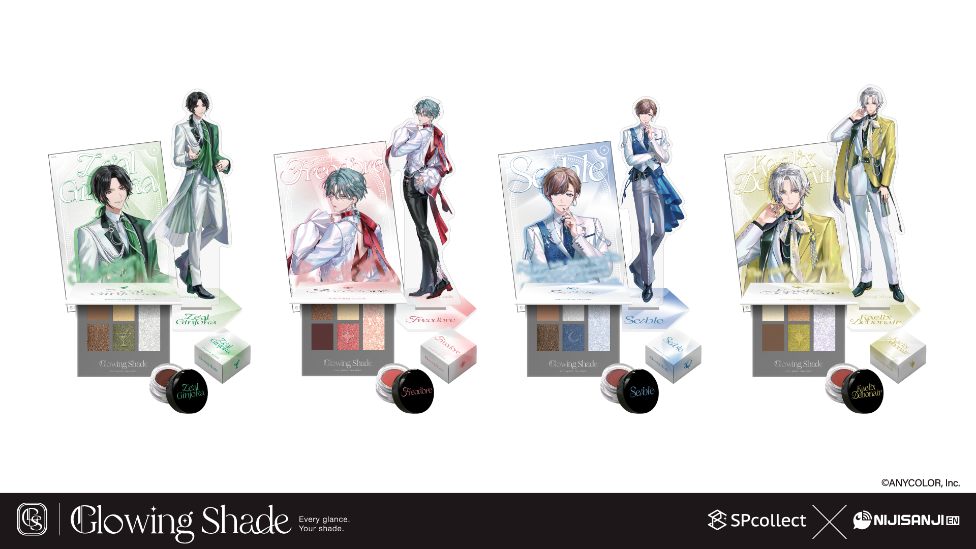 Glowing Shade Vol. 2 special set with acrylic stand and postcard