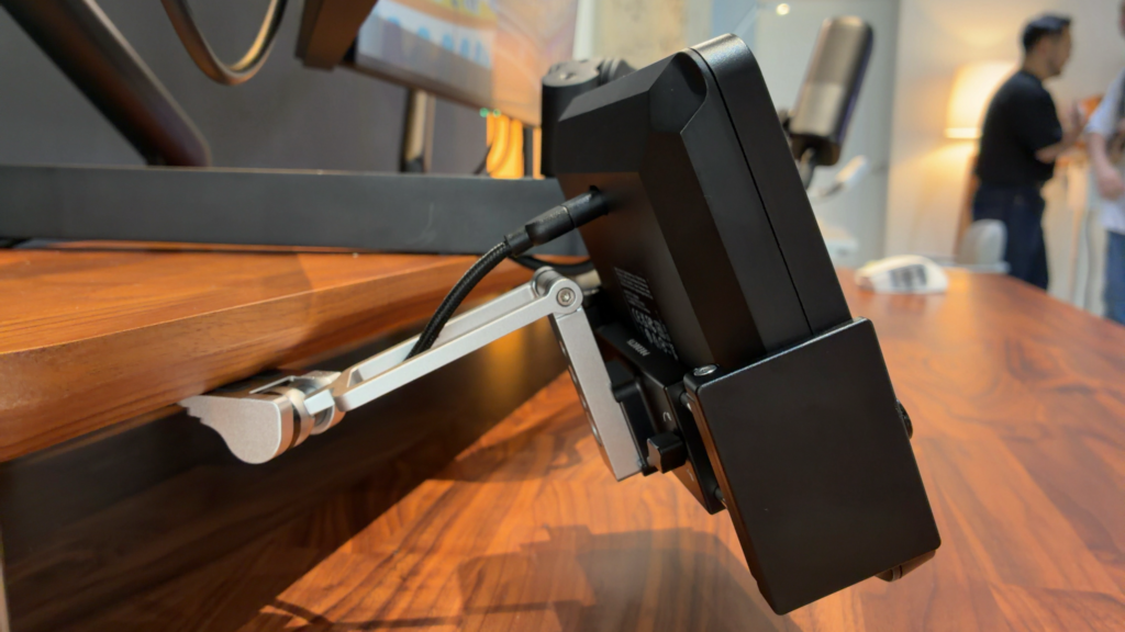 Stream Deck mounted on Clamp Gadget Arm