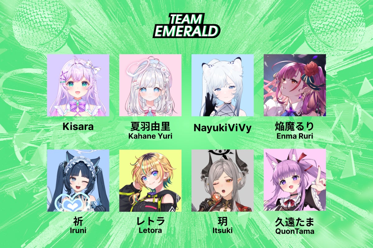 International Singing Contest Vol.2 Team Emerald Members