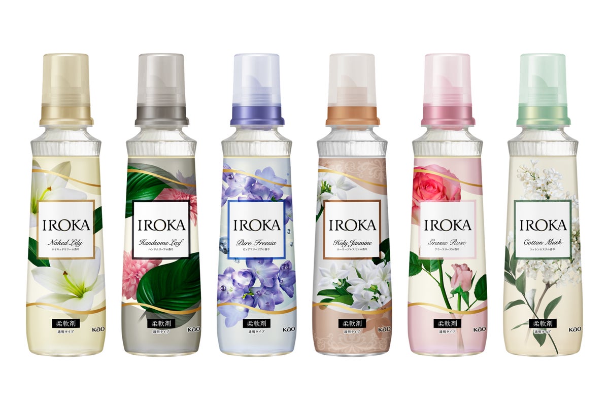 IROKA fabric softener full lineup — all 6 types
