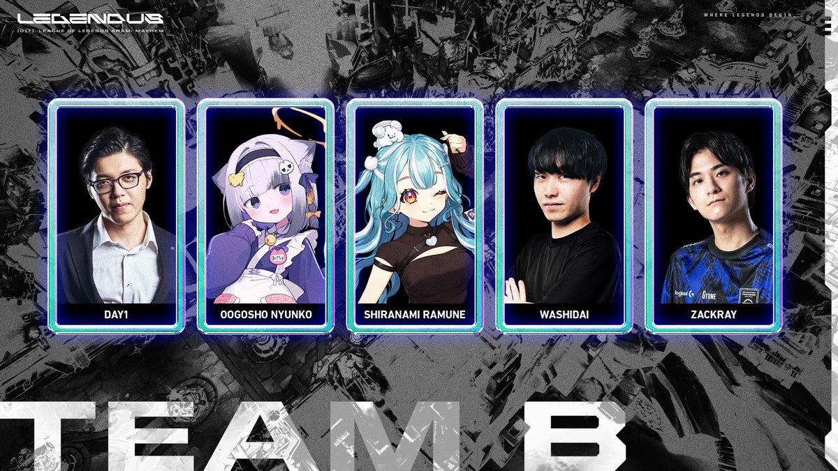 LEGENDUS LoL ARAM: Mayhem Team B Members