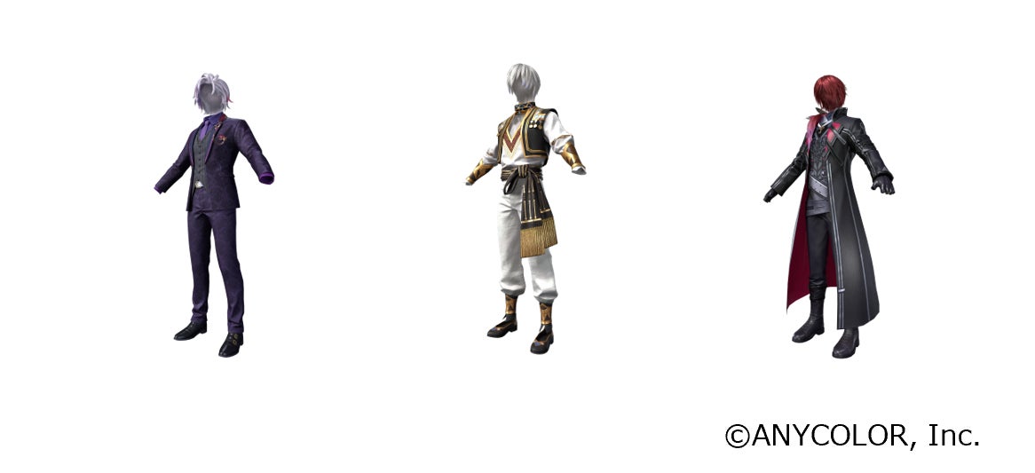 Nijisanji x PUBG MOBILE collaboration item lineup
