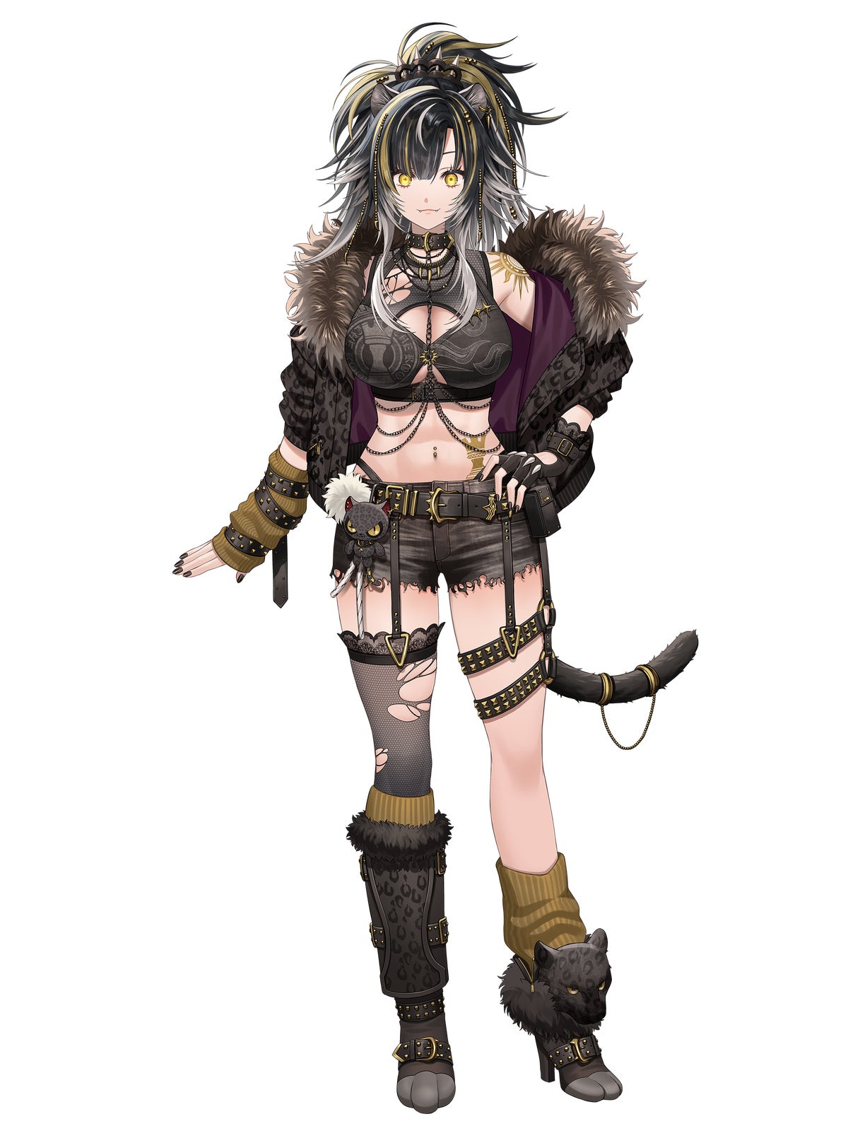 IZIGENIA Nyra Nightclaw full-body illustration